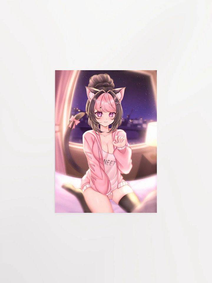 neko bedtime strawb print product image (1)