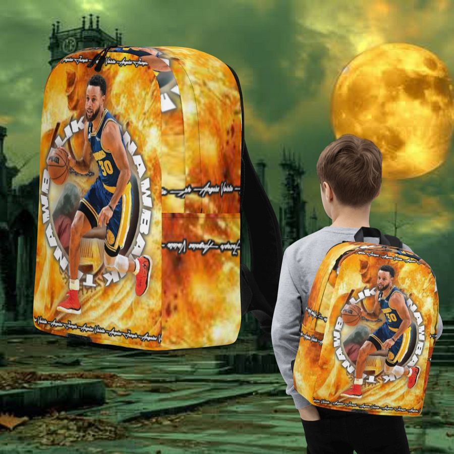 NBA Stephen Curry Fire King All-Over Backpack product image (7)