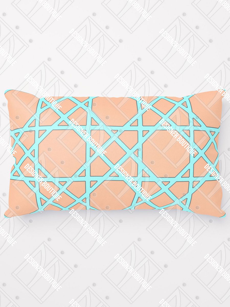 Tropical Mint Trellis Pillow product image (5)