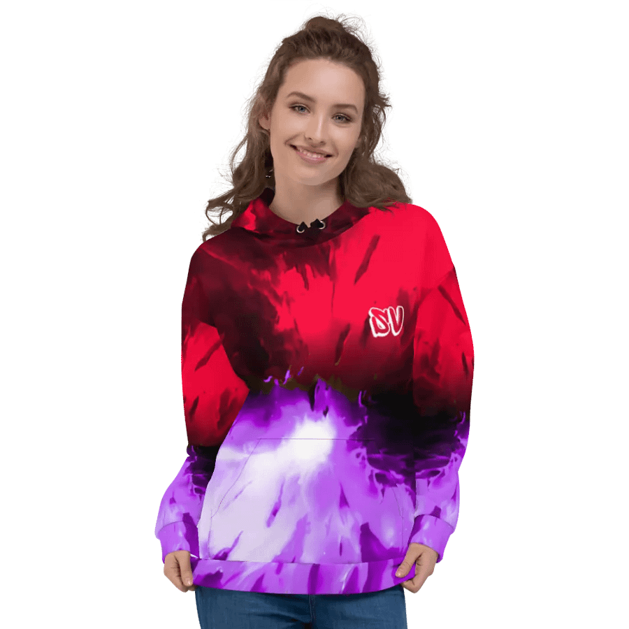 STRAIGHT VIBIN NEON COLOR FADE STYLE ITACHI V SASUKE HOODIE product image (3)