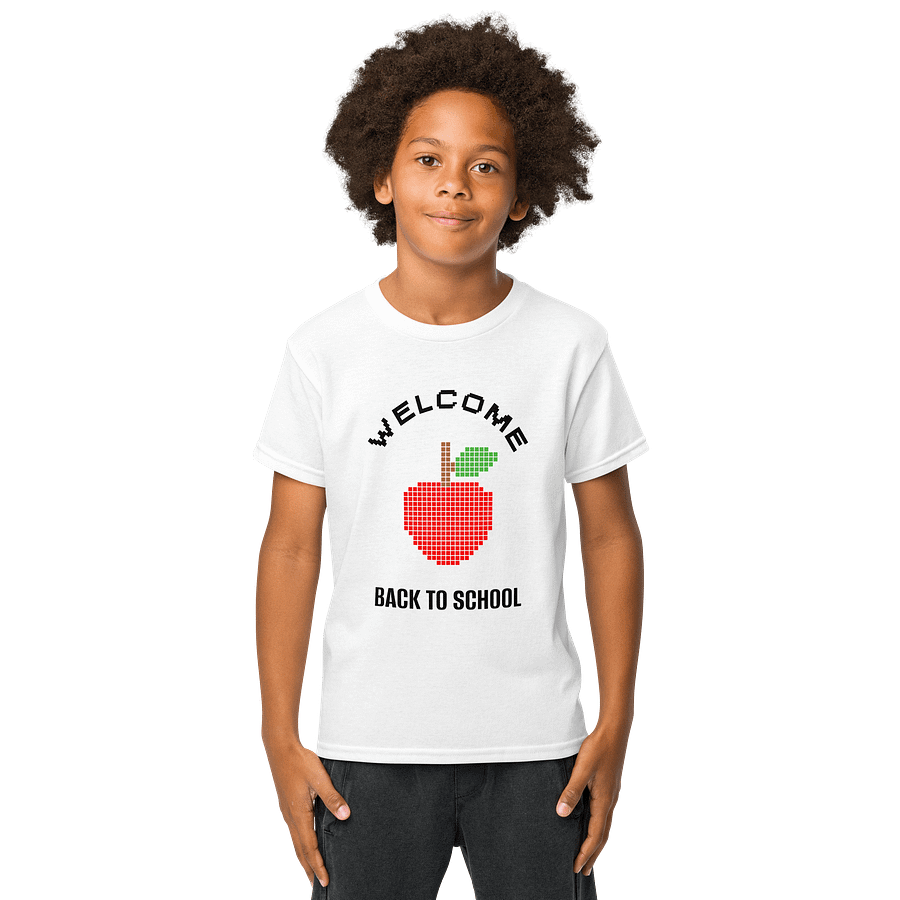 Pixelated Apple Welcome Back Tee product image (57)