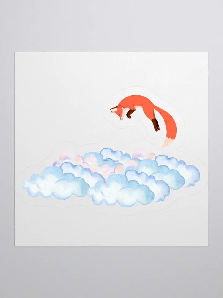 Bouncing Peach | Kiss Cut Sticker product image (3)