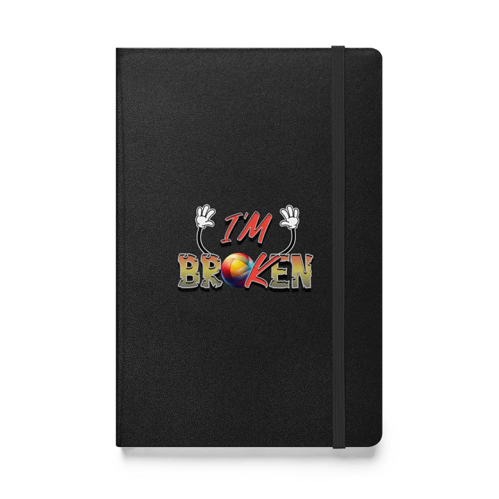 Im Ok Im Broken Volleyball Dreams Hardcover Notebook product image (1)