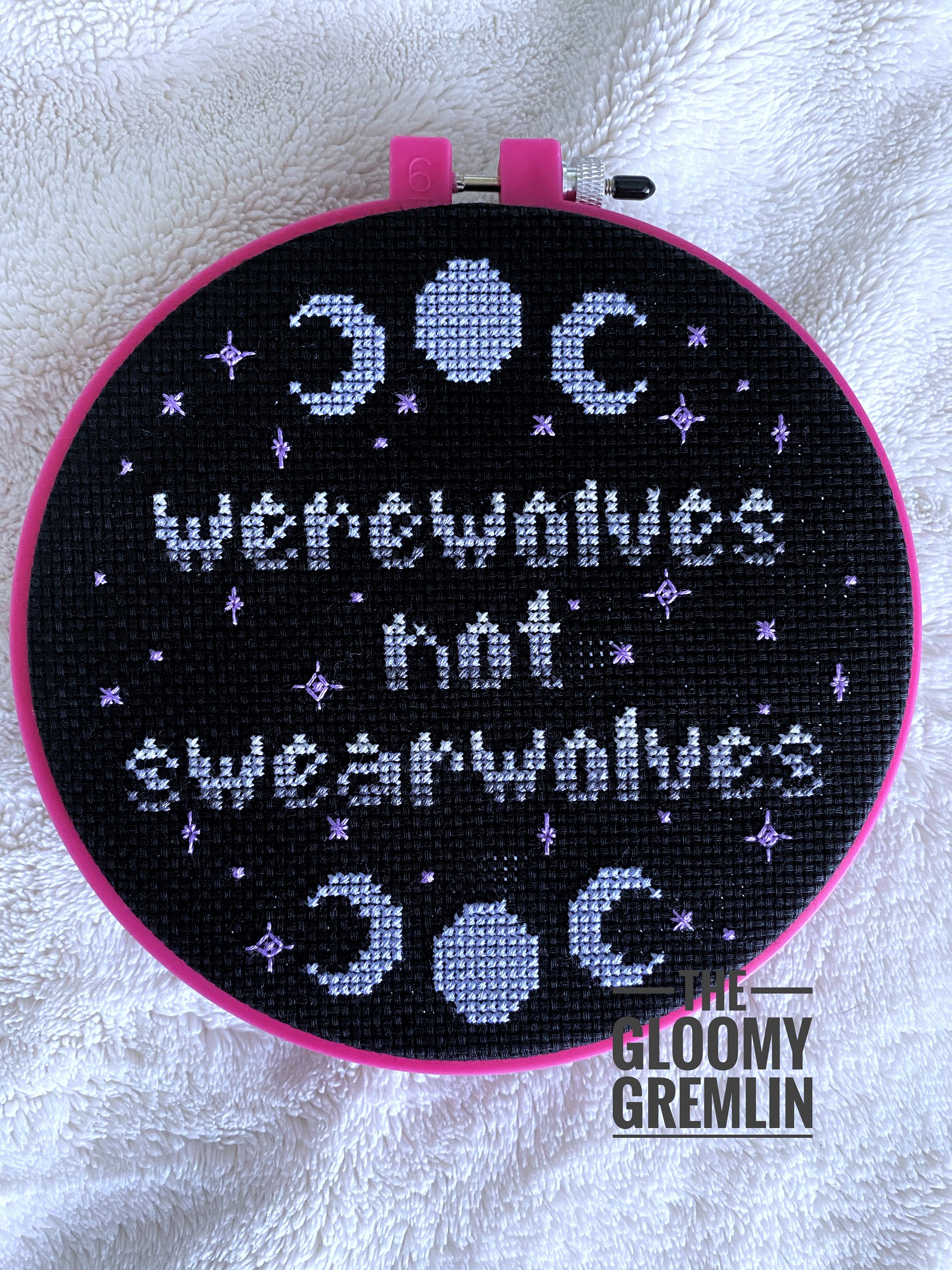 Werewolves Not Swearwolves 2.0 - Cross Stitch Pattern product image (2)