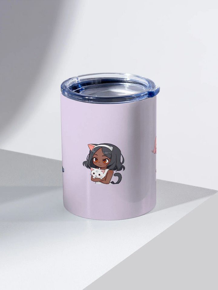 Whimsical Cat-Eared Trio Stainless Steel Tumbler product image (1)