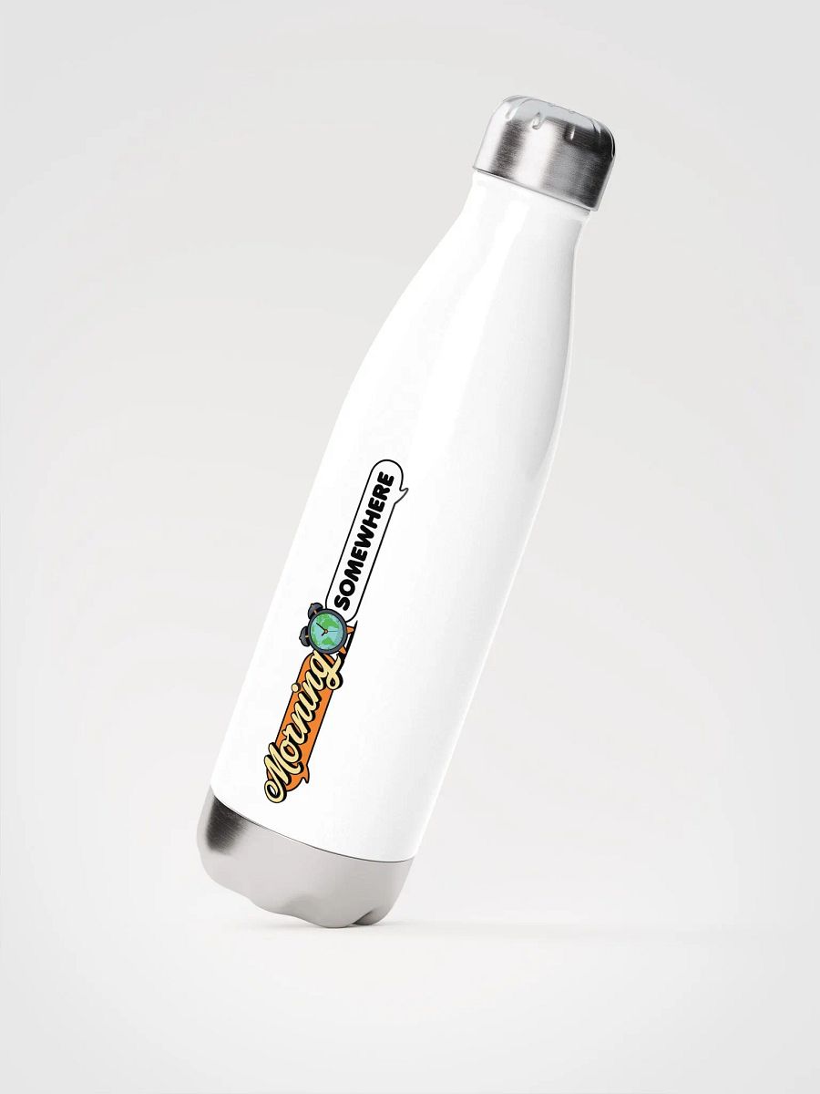 Morning Somewhere SIDE WAYS Stainless Steel Water Bottle product image (2)