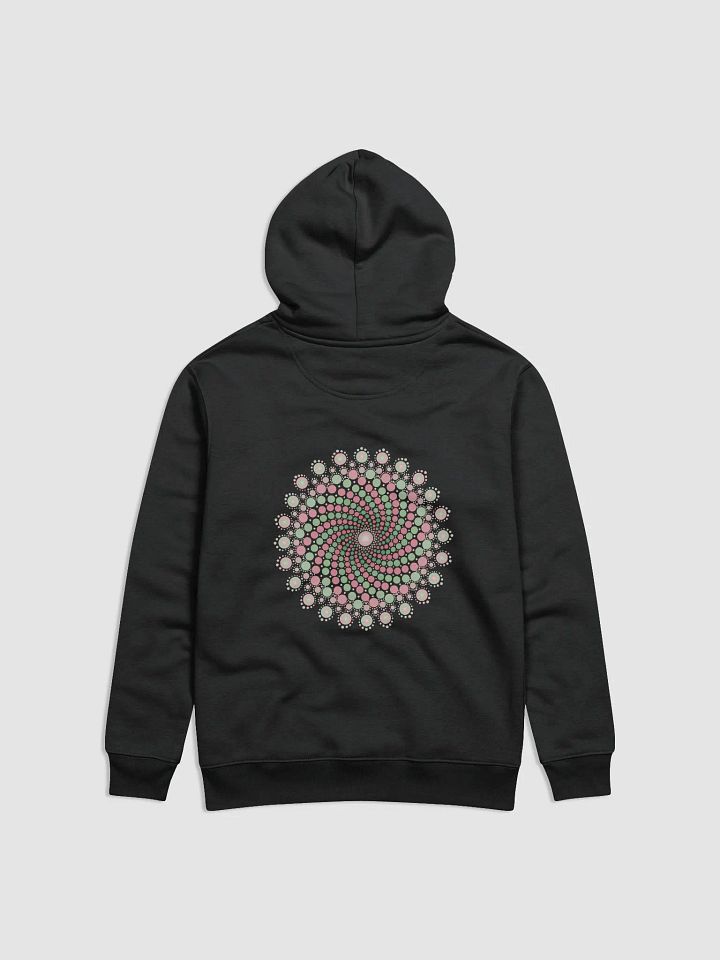 Green and Pink Mandala Unisex Eco Hoodie product image (2)