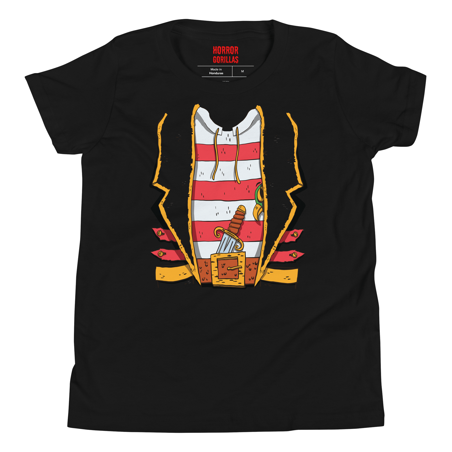 Pirate V2 Halloween Costume Funny T-Shirt For Kids product image (4)