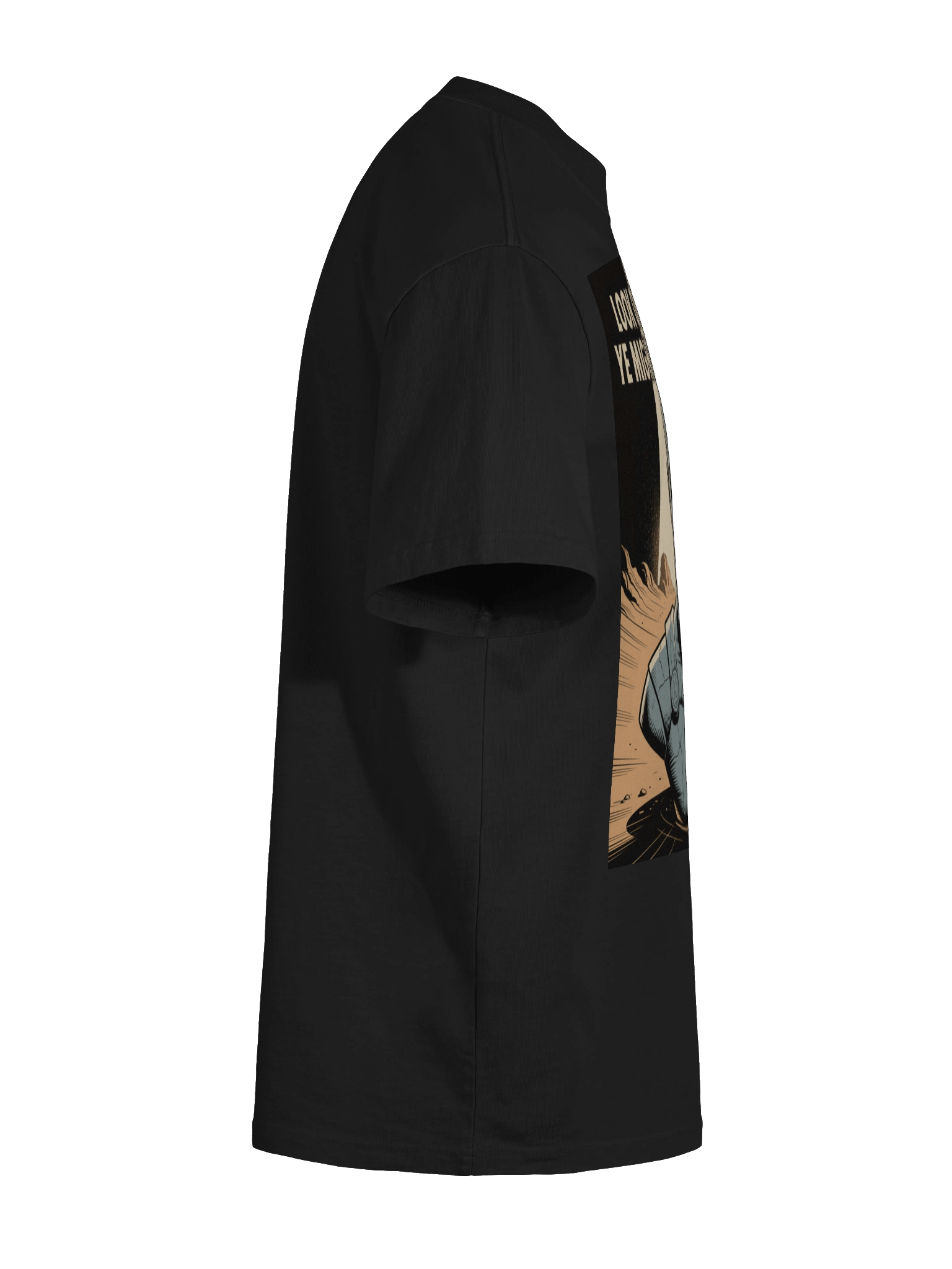 Look Upon My Works: Ozymandias Inspired Oversized Faded T-Shirt product image (11)