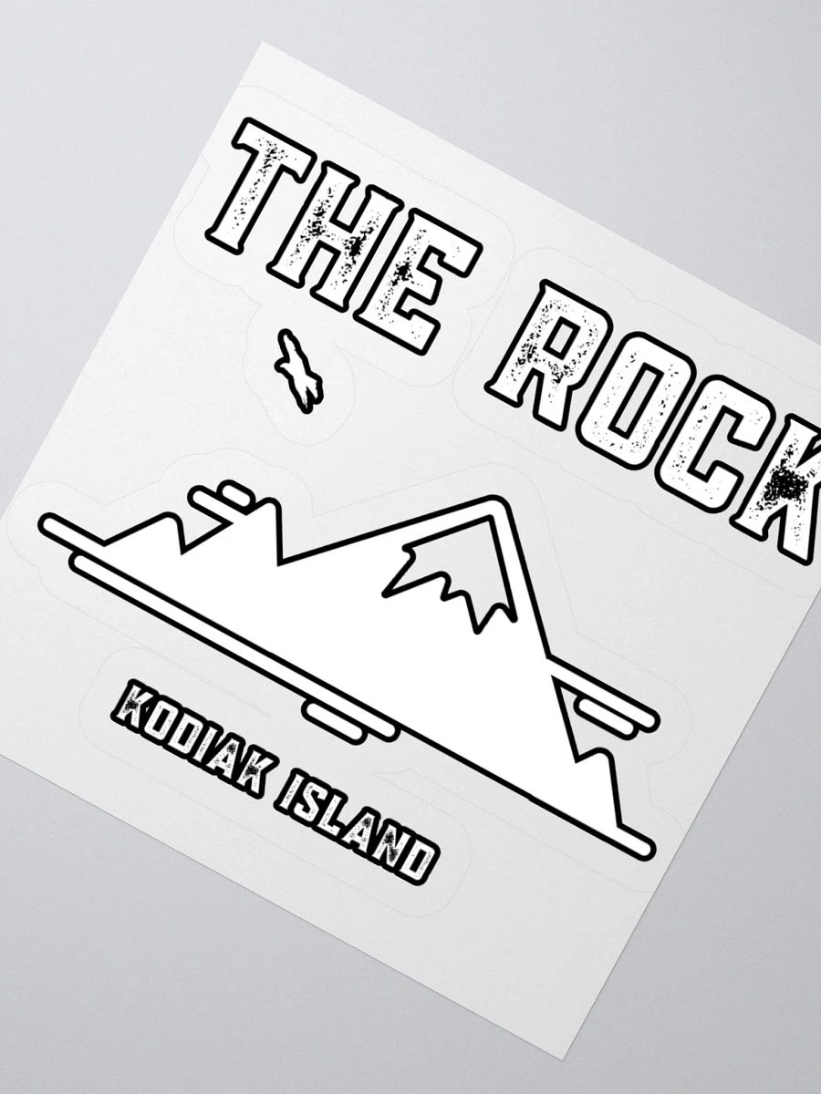 The Rock Sticker (White) product image (6)
