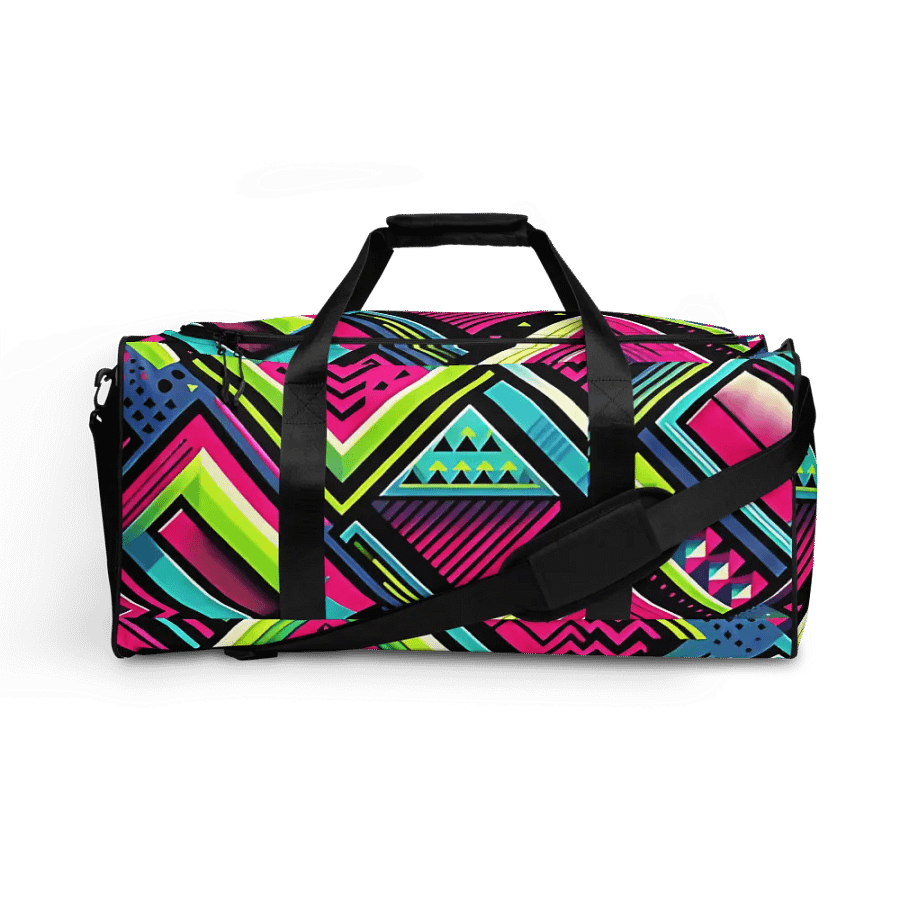 Neon Pop Art Duffle Bag product image (4)
