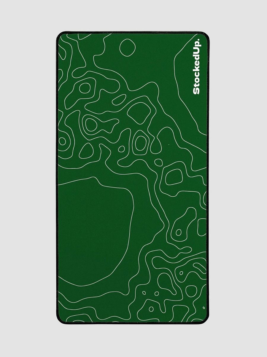 Dark Green Topo StockedUp Mousepad product image (2)
