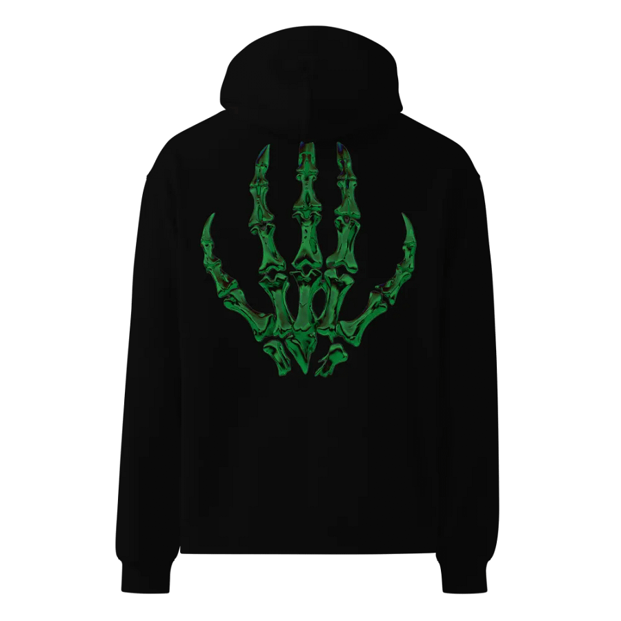Gradient Typography Hoodie - Smaragd Green product image (3)