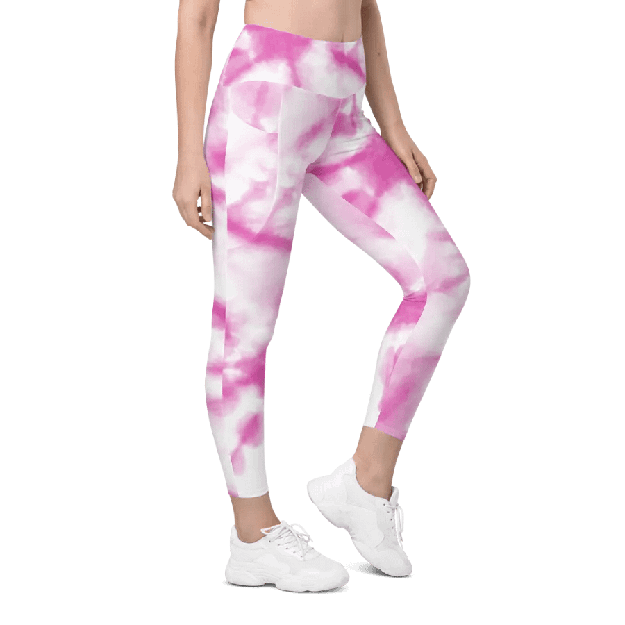 Tie Die Cherry Leggings w Pockets product image (6)