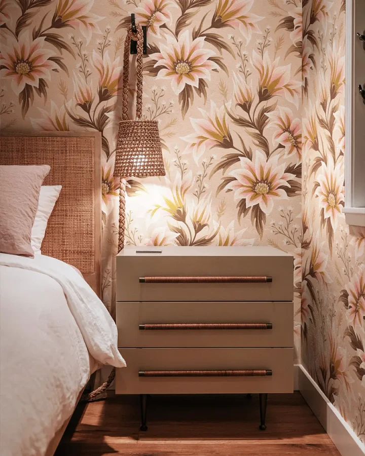 Wallpaper Mockup - Rustic Bedside product image (1)