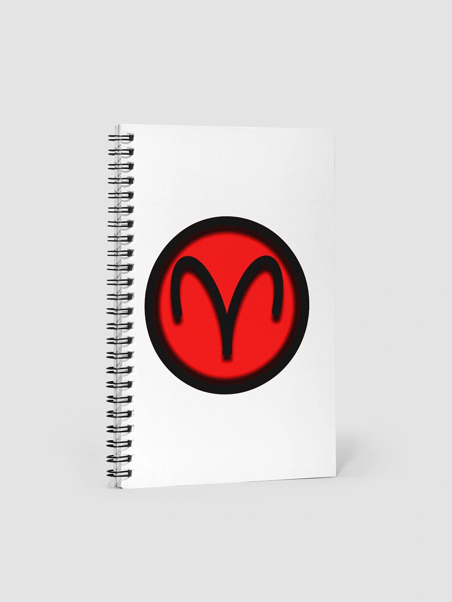 Aries Zodiac Spiral Notebook product image (1)