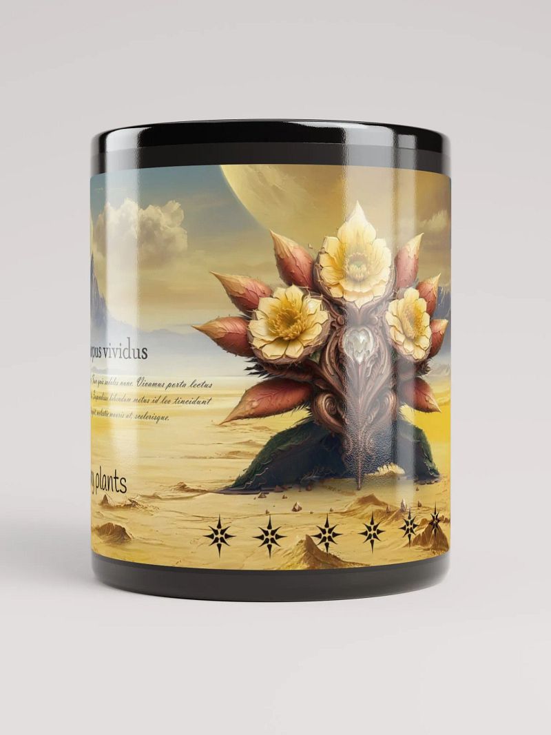Desert Oasis Ceramic Coffee Mug - Vibrant Cactus Design Spectrocarpus vividus