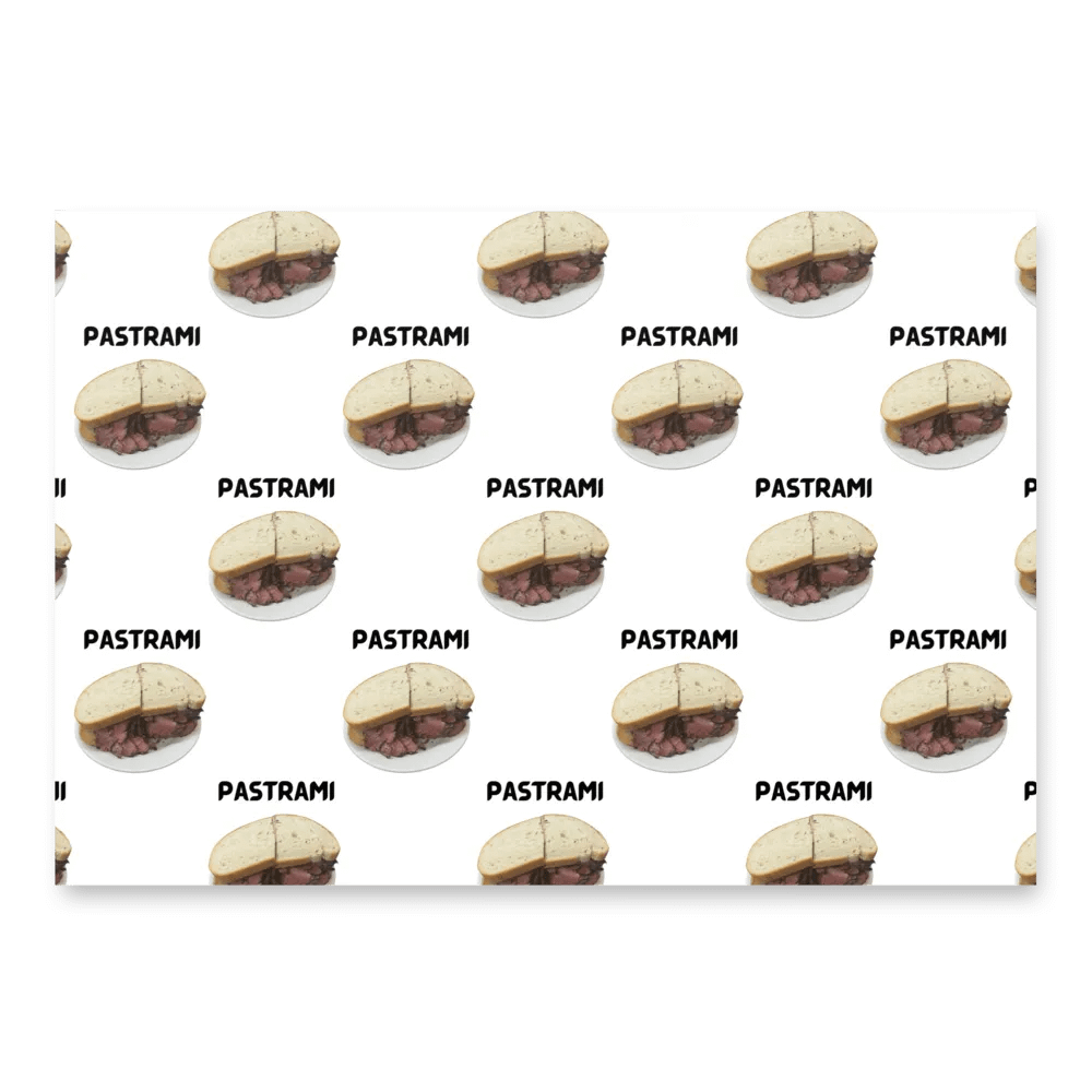 Jason's Favorite Foods Wrapping Paper product image (1)