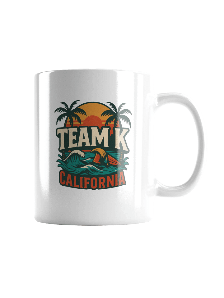 TEAM K CALIFORNIA White Mug product image (1)