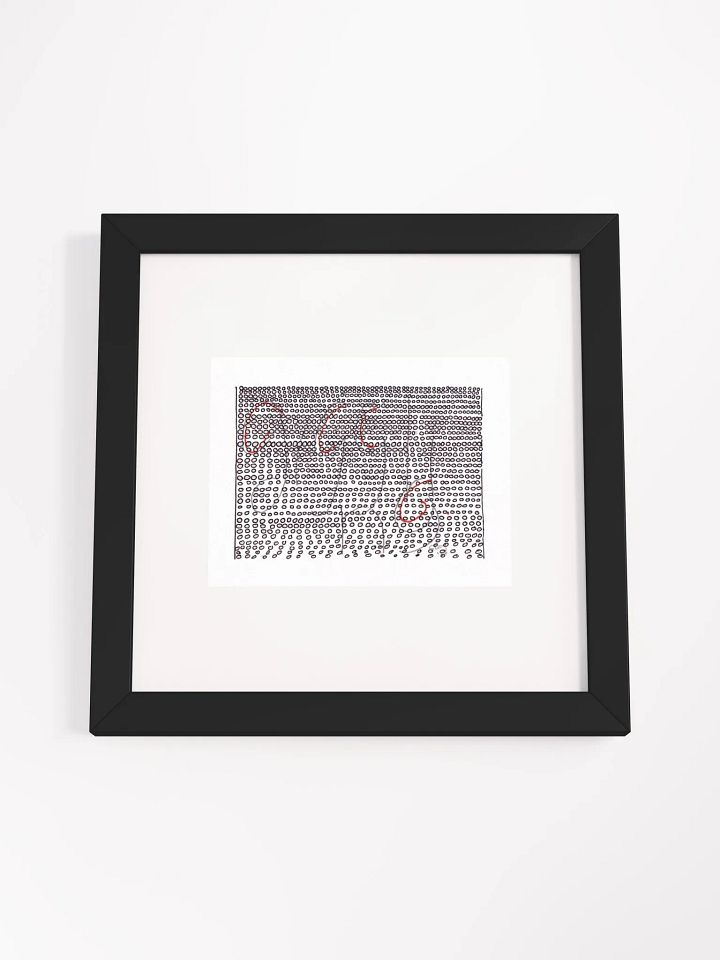 giggling Panel Card Print Framed product image (1)