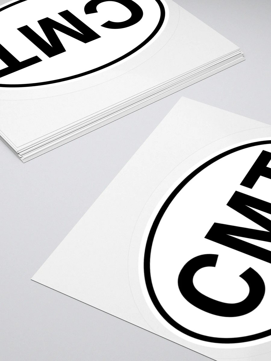 CMT Oval Sticker product image (4)