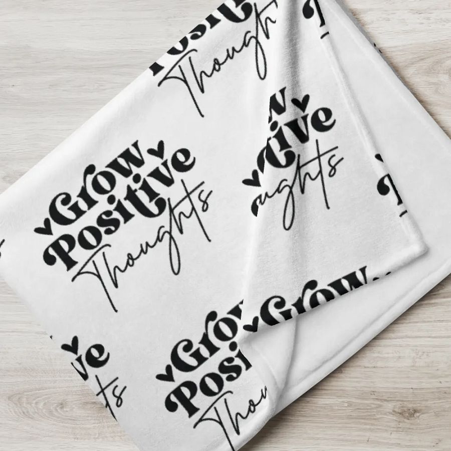 Grow Positive Thoughts Blanket product image (5)