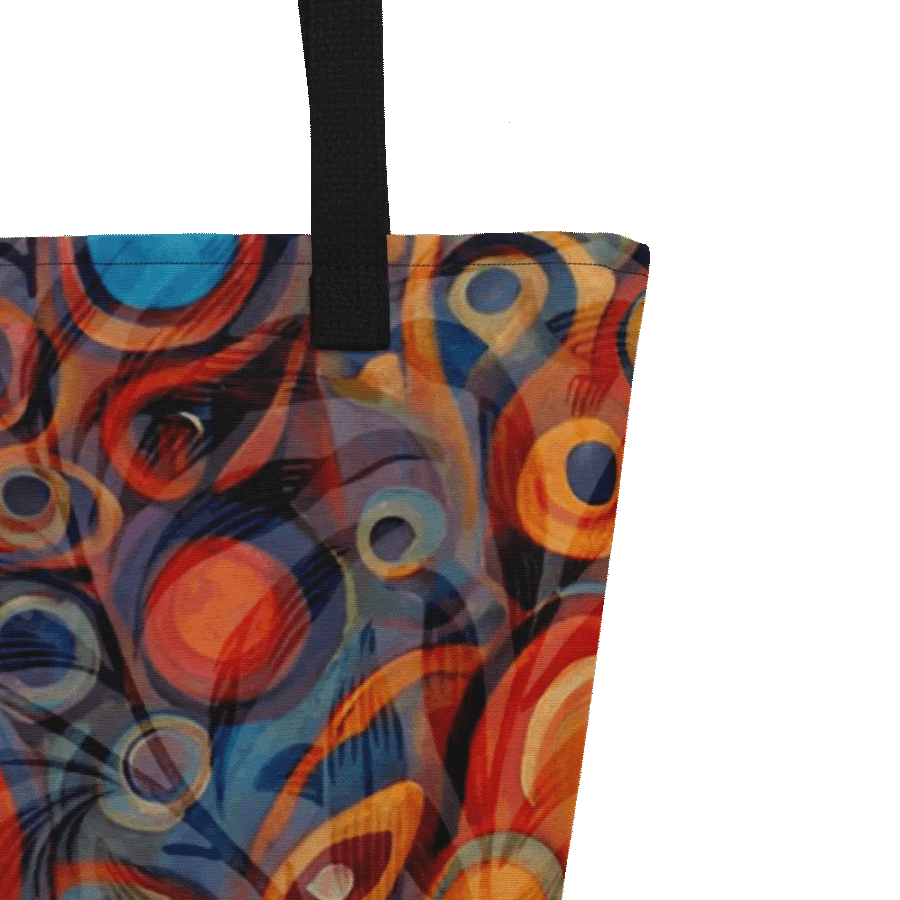 klimt inspired all over print tote for arty men and ladies product image (8)