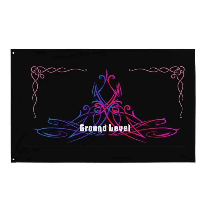 Blue & Pnk Wall Flag product image (1)