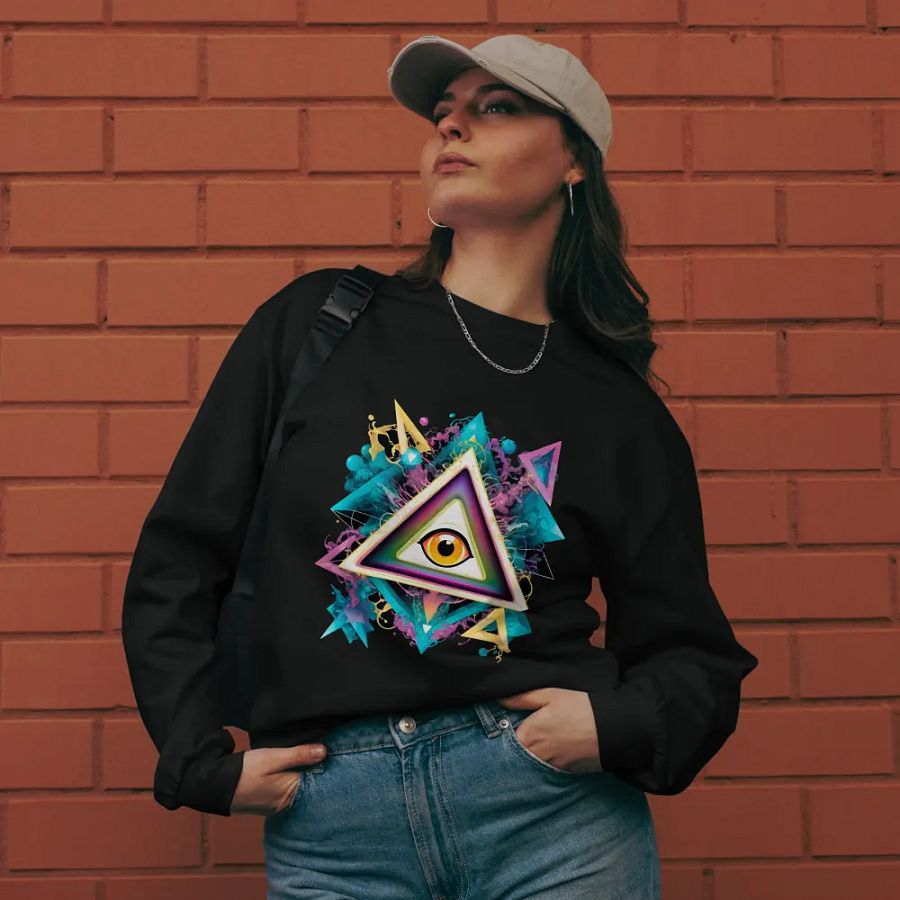 [All Seeing Eye] - Unisex Premium Heavyweight Long Sleeve Shirt product image (12)