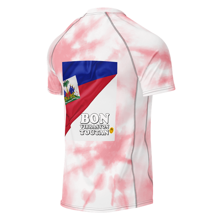 Edikasyon se Richès Men’s Recycled Rash Guard – Protect Your Skin. Represent Your Roots. product image (2)