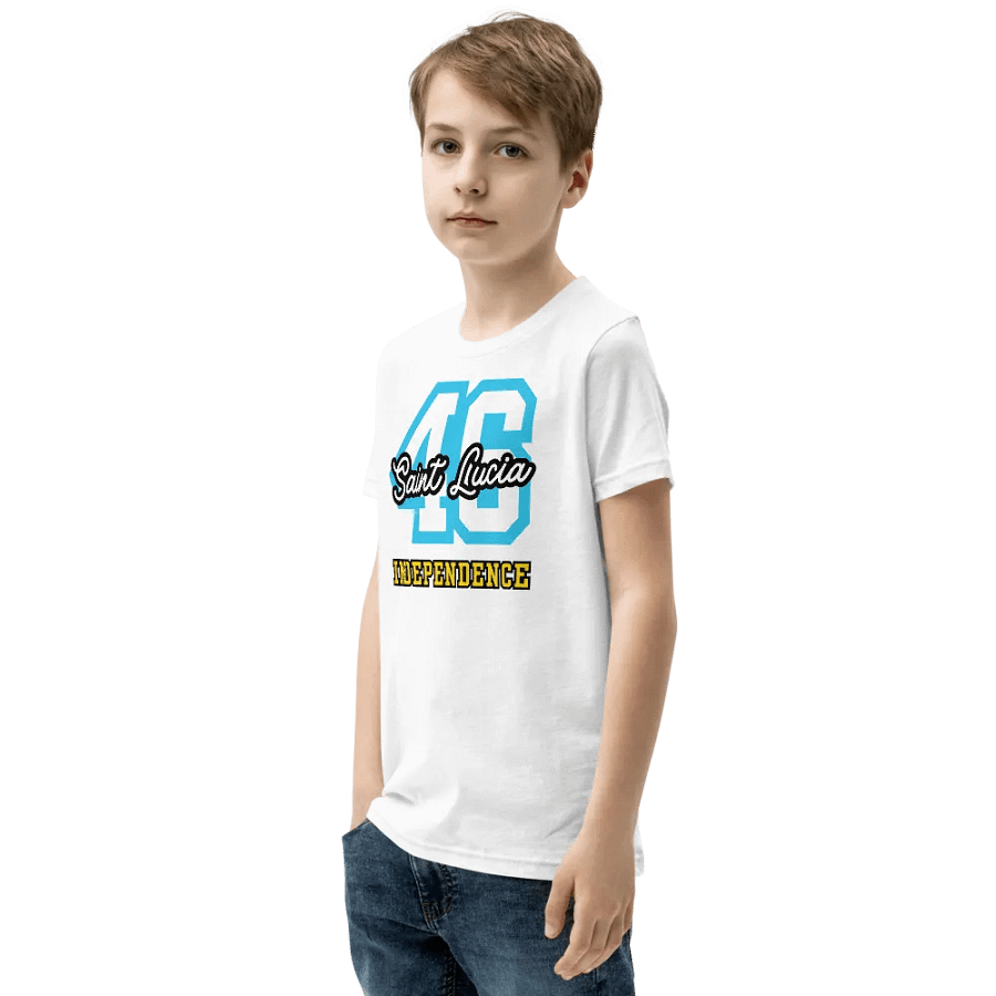 Saint Lucia Independence 46 Youth T-shirt product image (24)