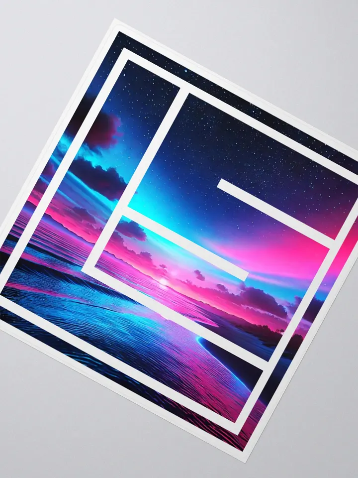 Neon Beach Sticker product image (2)