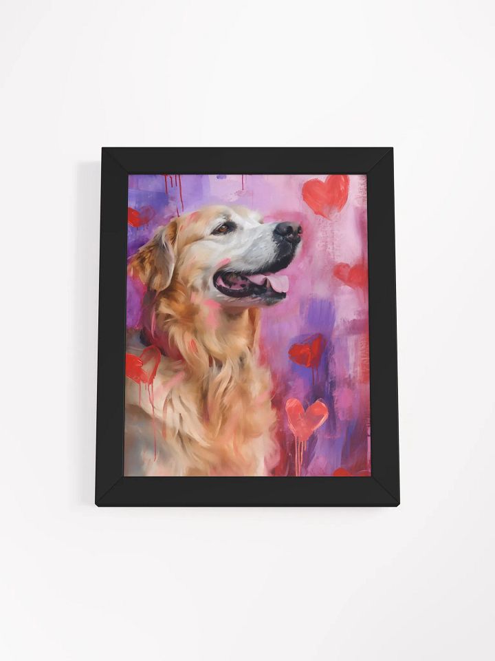 Golden Retriever Joy Framed Print product image (1)