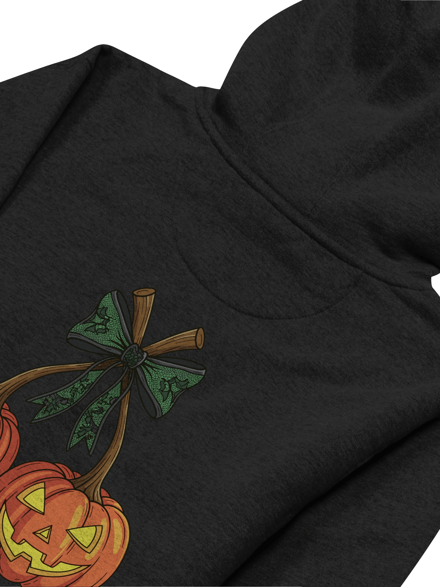 "Spooky Halloween Pumpkin Hoodie – Twin Jack-O’-Lantern Graphic Design" product image (41)