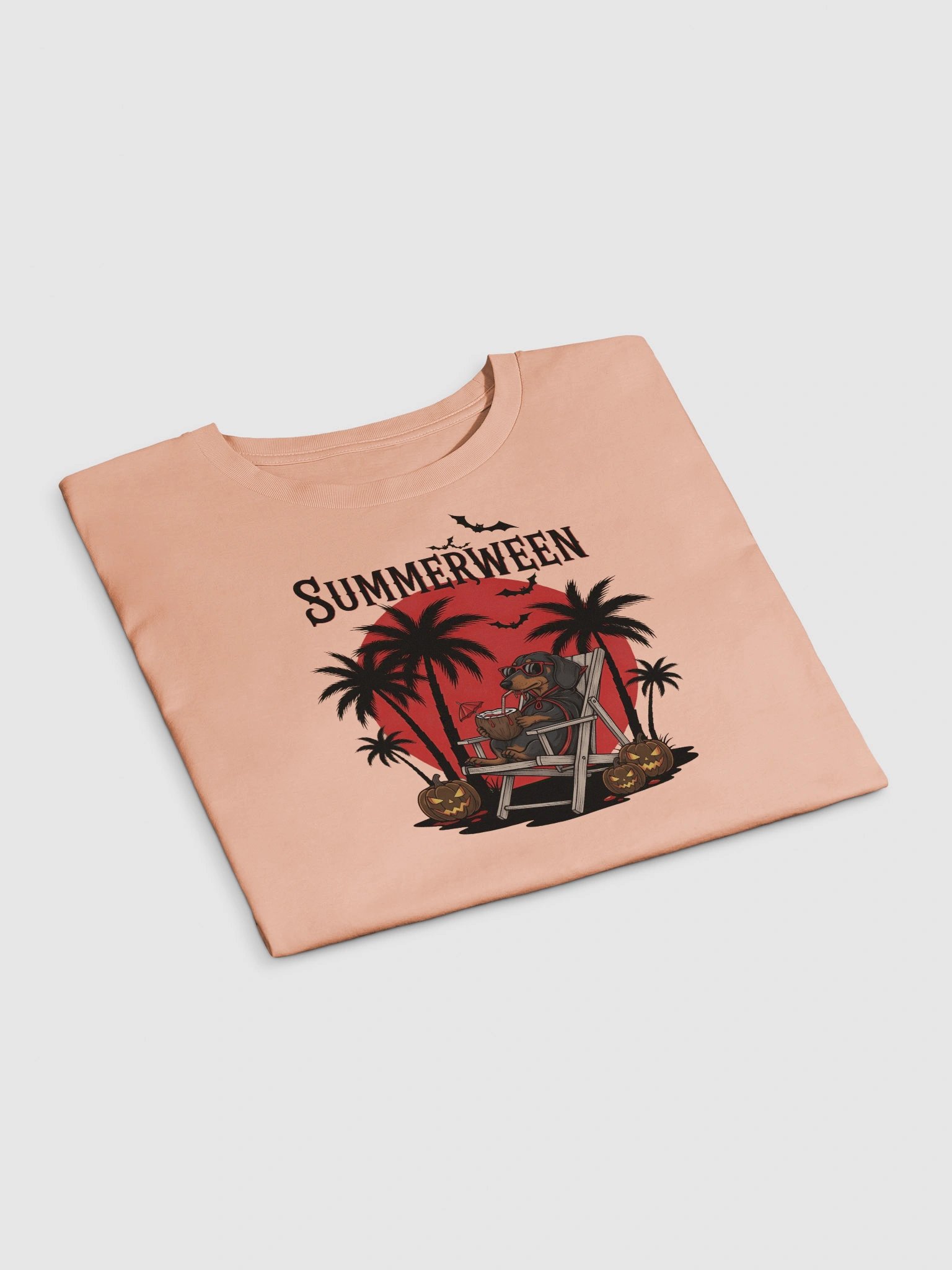 Summerween Vampire Dachshund Crop Top product image (8)
