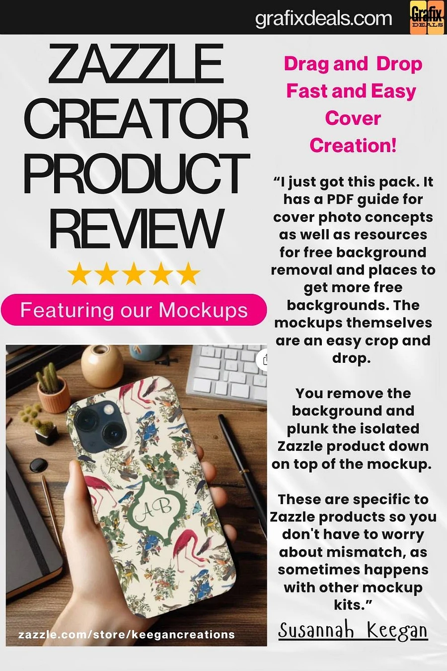 Zazzle Product Mockup Templates for Cover Images - Plus 17 Page Guide product image (3)