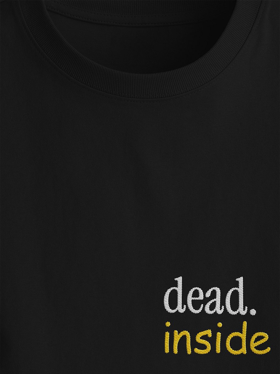 Dead Inside - A Premium Relaxed Fit Embroidered Tee product image (2)