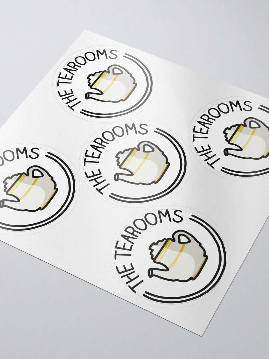 Sticker Sheet - The Tearooms Logo product image (3)