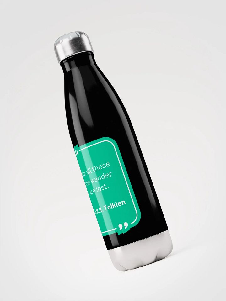 Stainless Steel Bottle with J.R.R. Tolkien Travel Quote product image (1)