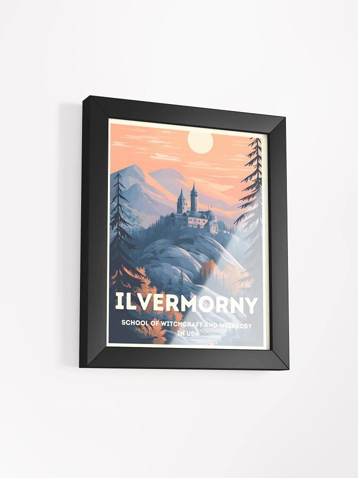 Ilvermorny Magical School Vintage Travel Poster product image (2)