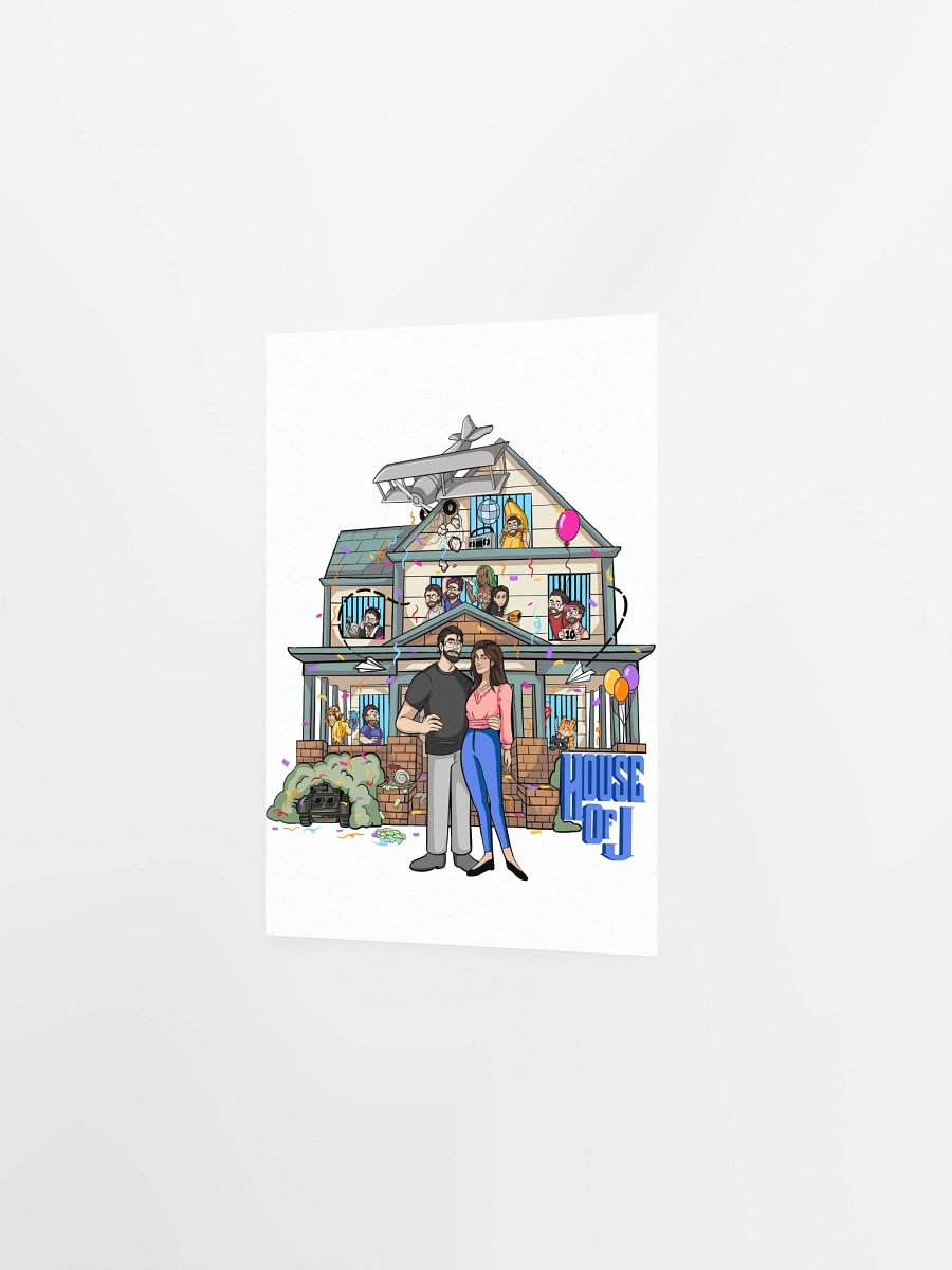 "Full House of J" Poster (Light) product image (7)