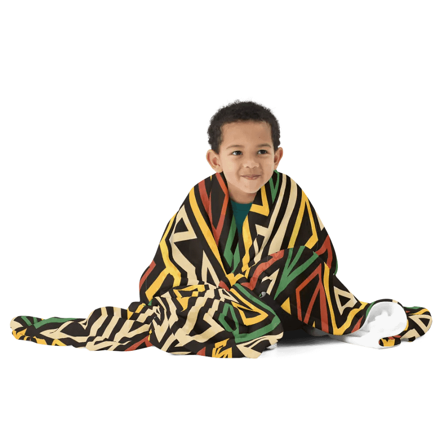Striped Colorful Motif Throw Blanket product image (10)
