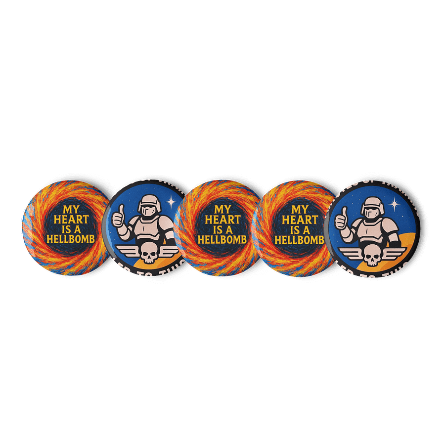 minutes of training & my heart Pin Set product image (1)