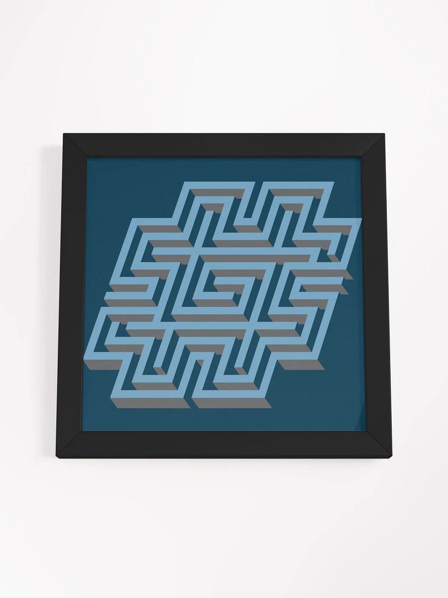 Hashtag Maze Framed Matte Poster product image (55)
