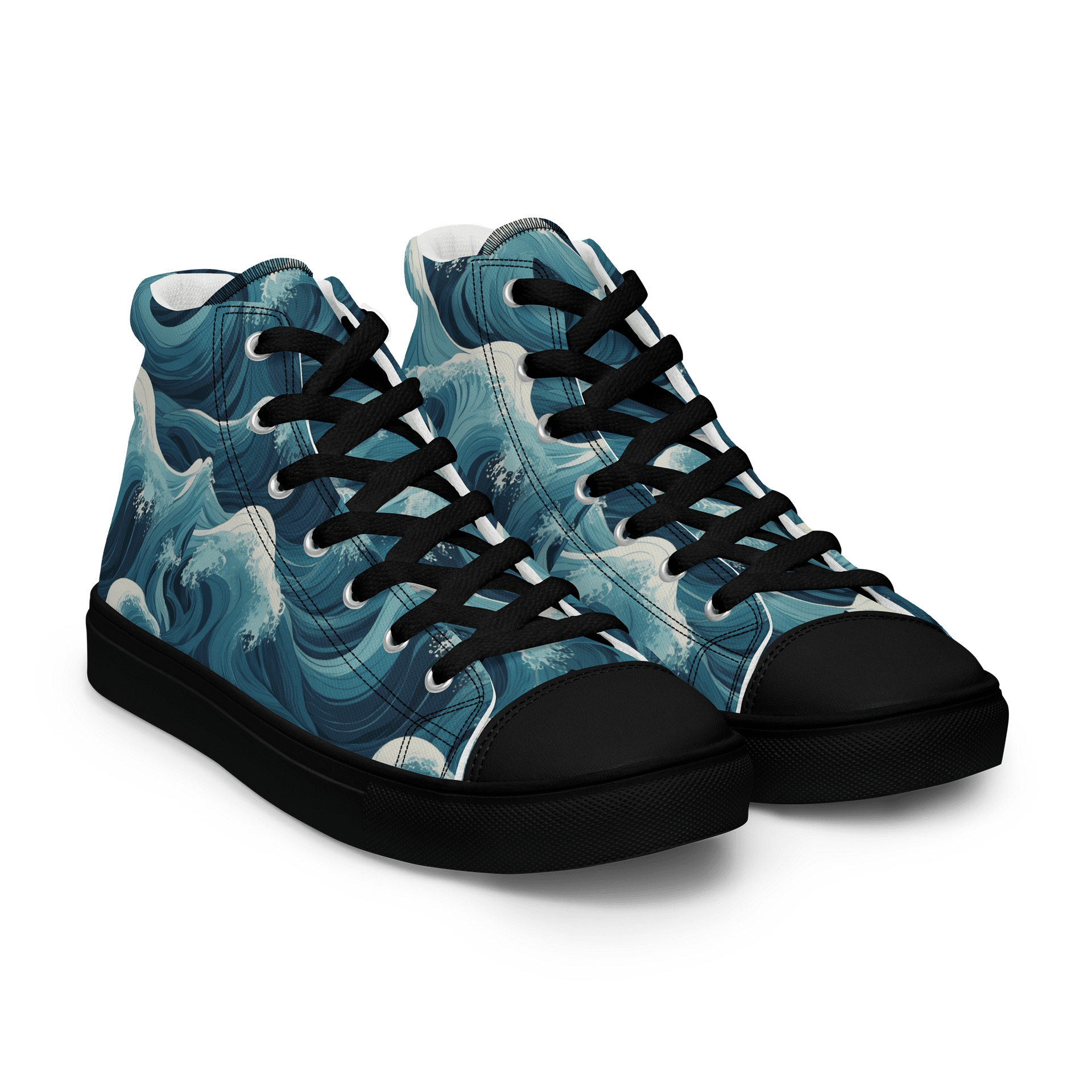 Retro Wave Women's High Top Sneakers product image (8)