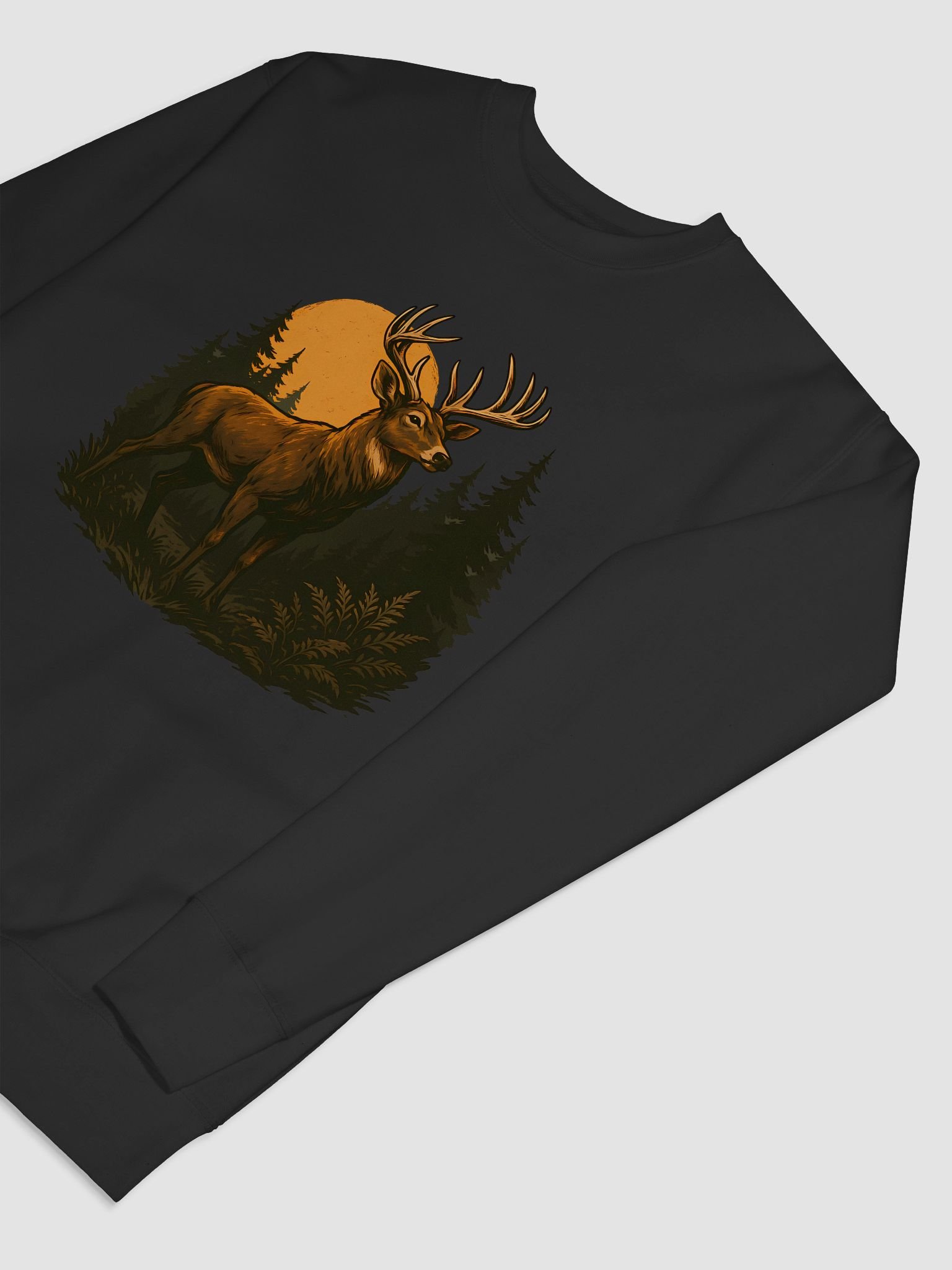 Rugged Deer Hunting Sweatshirt – Bold Antler Art for Outdoorsmen product image (7)