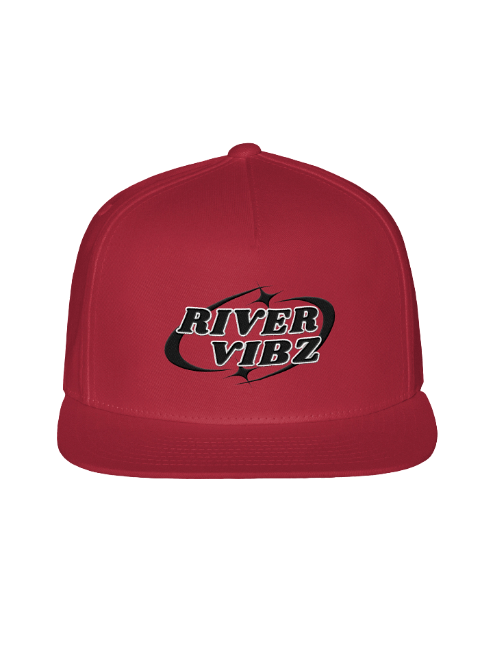 Starry River Vibz Black Flat Bill Snapback product image (1)
