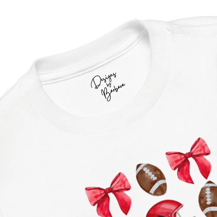 Toddler Girls Lions Football T-Shirt (Homemade) product image (2)