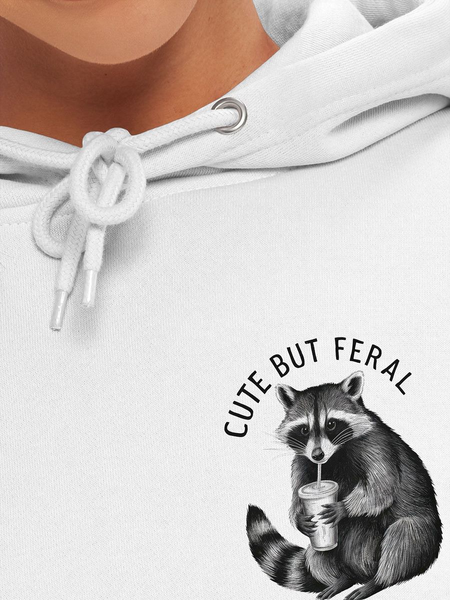 Cute But Feral Raccoon Hoodie product image (3)