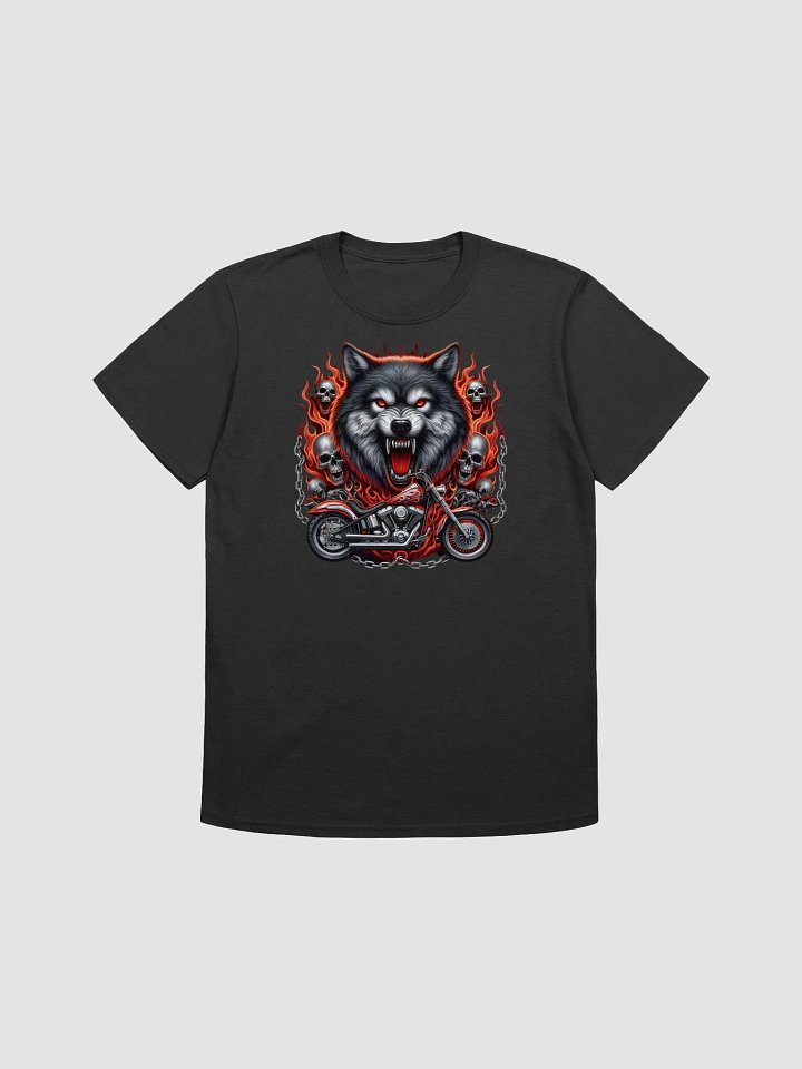Fierce Wolf and Skulls Unisex T-Shirt #21 product image (1)
